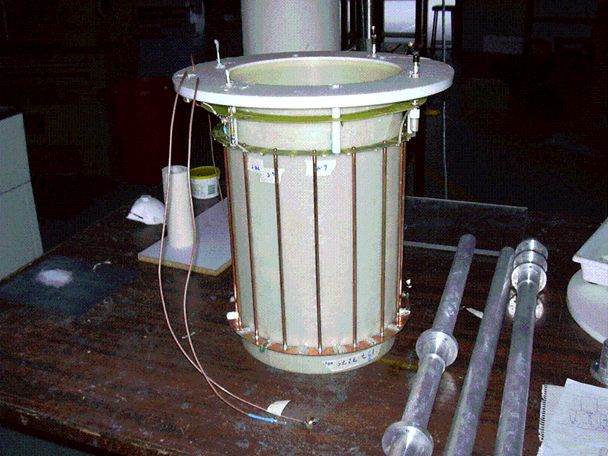 A kind of large birdcage for something unusual